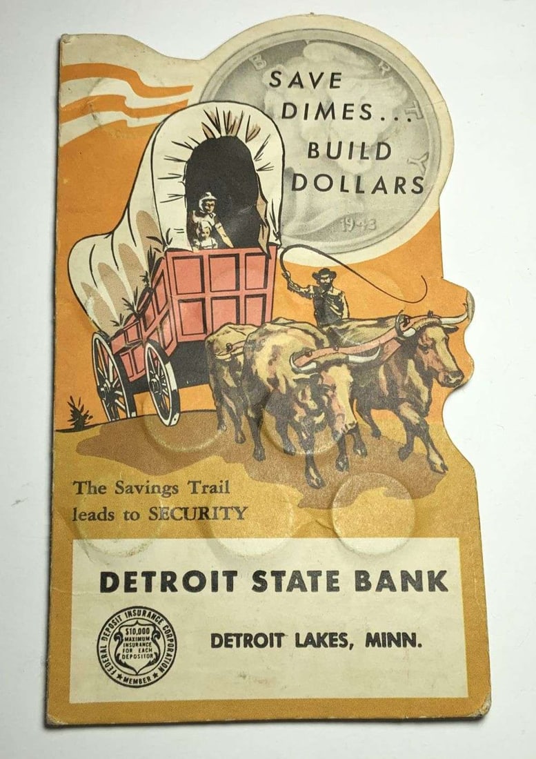 Vintage Detroit State Bank (29) Mercury Silver Dimes (1) Roosevelt Silver Dime Set (30-coins) (1 of 5)
