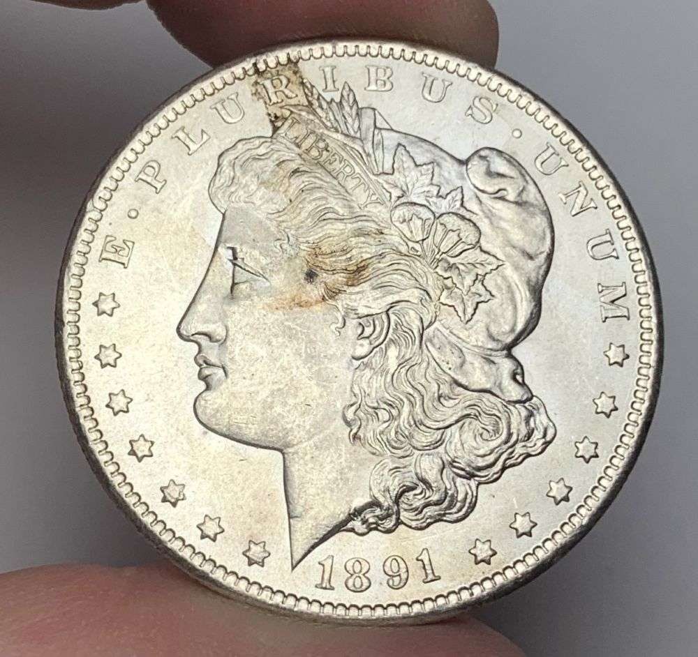 1891-CC Morgan Silver Dollar MS65 (1 of 4)