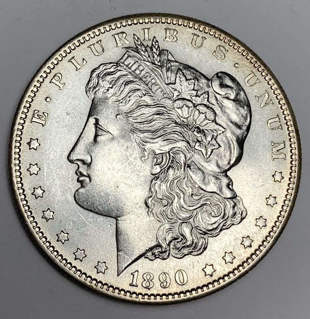 1890-S Morgan Silver Dollar MS64 (1 of 2)