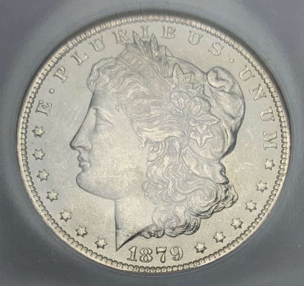 1879-O Morgan Silver Dollar NGC MS63: Winner shall receive the exact coin shown here. (MR/TVC=PBB)