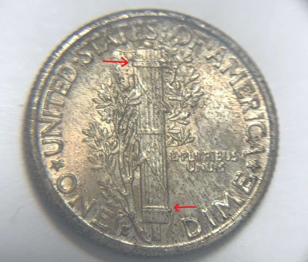 Last Minute Silver! 1928-S Mercury Silver Dime MS64 FB: Winner shall receive the exact coin shown here. (NH/B)