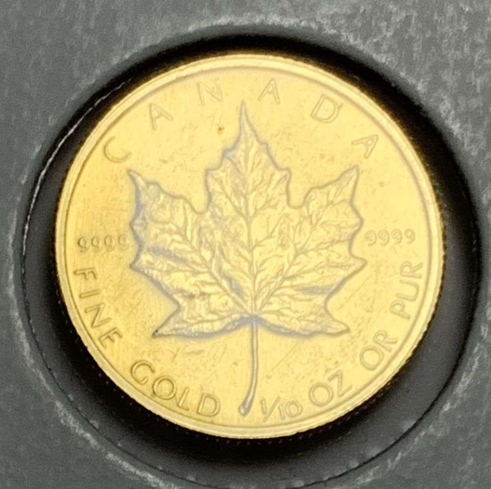 1988 Canada $5 Maple Leaf 1/10 ozt Gold (1 of 3)