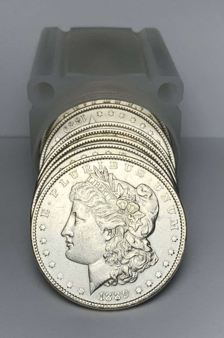 Roll (20) 1889 Morgan Silver Dollar: Winner shall receive the exact coin shown here. (MR)