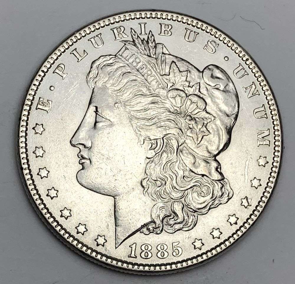 1885 Morgan Silver Dollar MS65 Details (1 of 3)