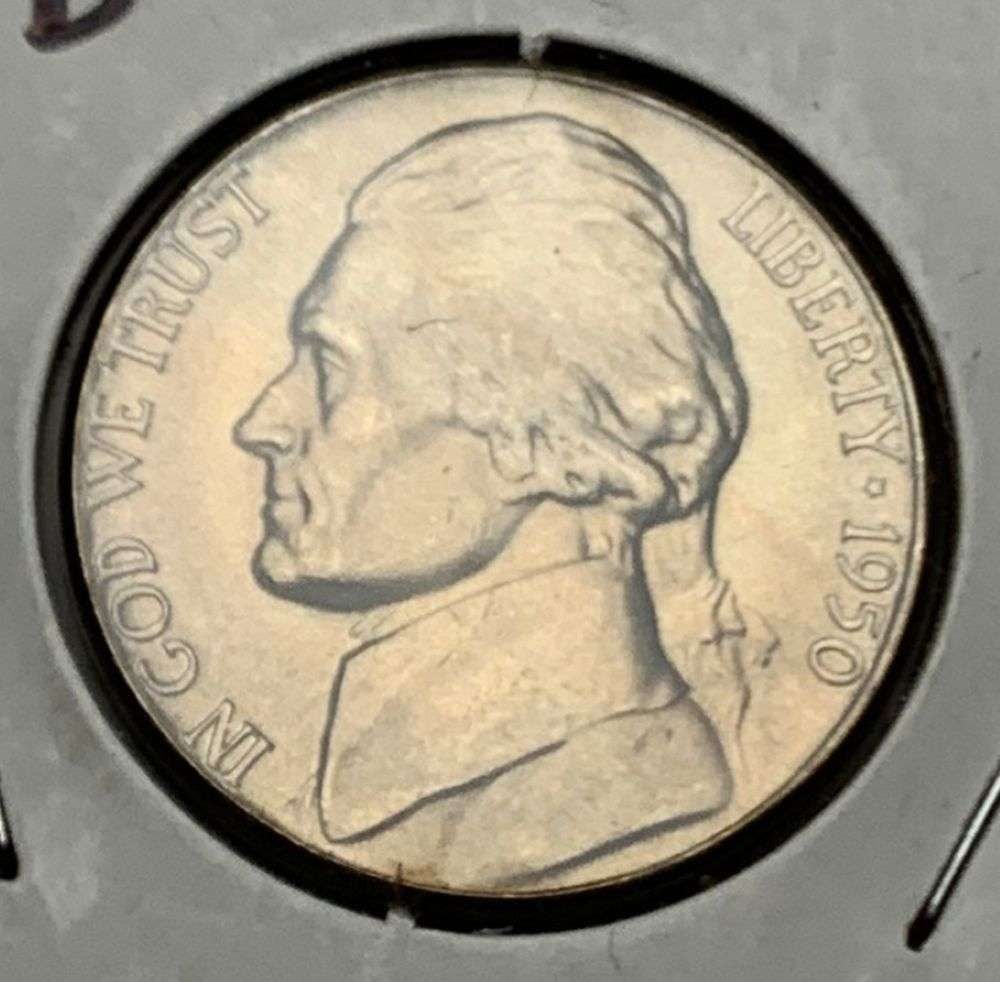 1950-D Jefferson Silver Nickel: This is the story about two coin dealers, a partnership. One, the largest bullion dealer north of San Francisco, and the other, the largest rare coin dealer north of San Francisco. Together, their sho