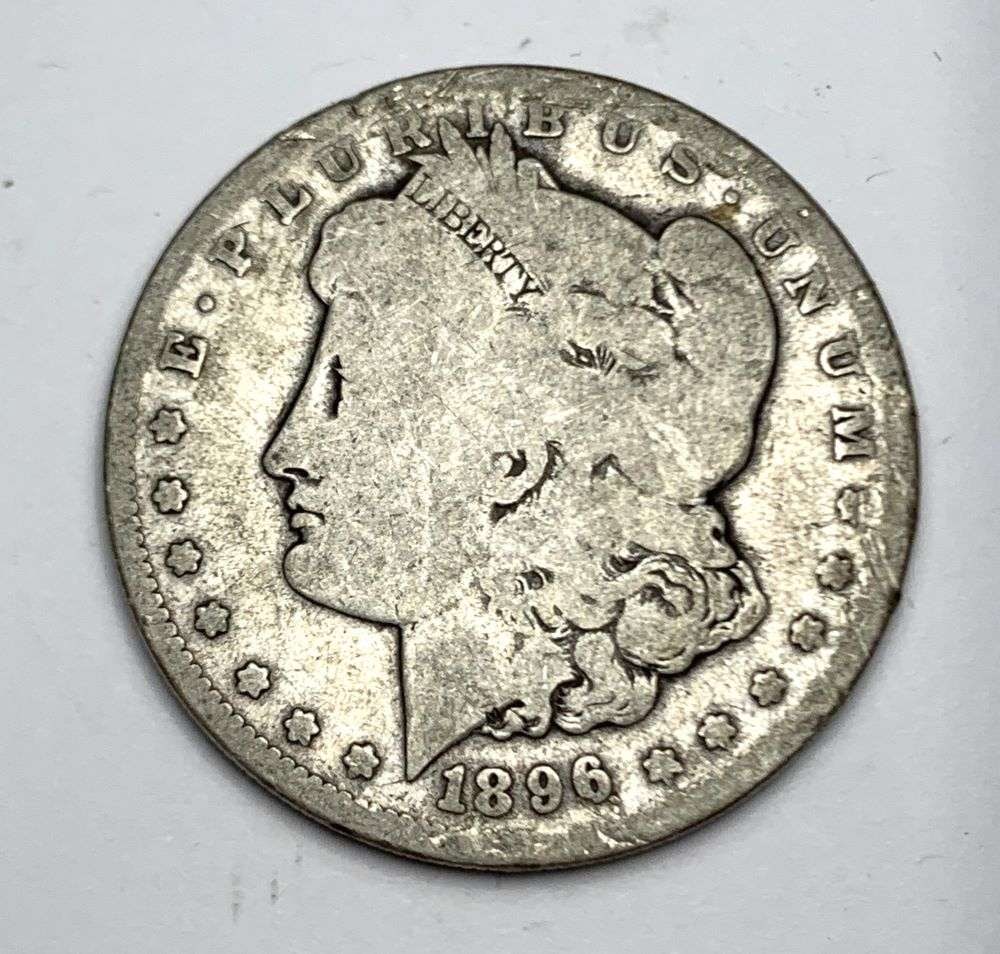 1896-S Morgan Silver Dollar VG: Winner shall recieve the exact coin shown here. (BD/RB)