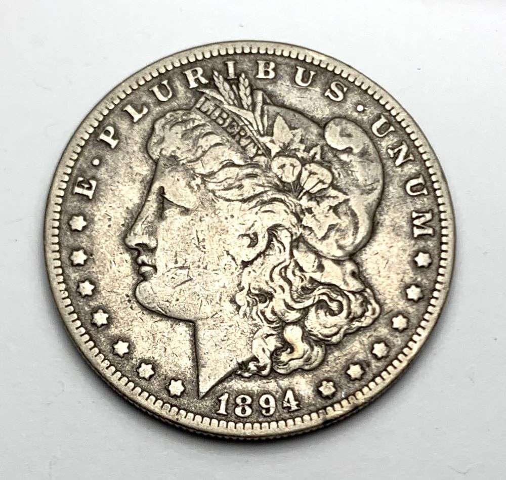1894-O Morgan Silver Dollar VF: Winner shall recieve the exact coin shown here. (BD/RB)