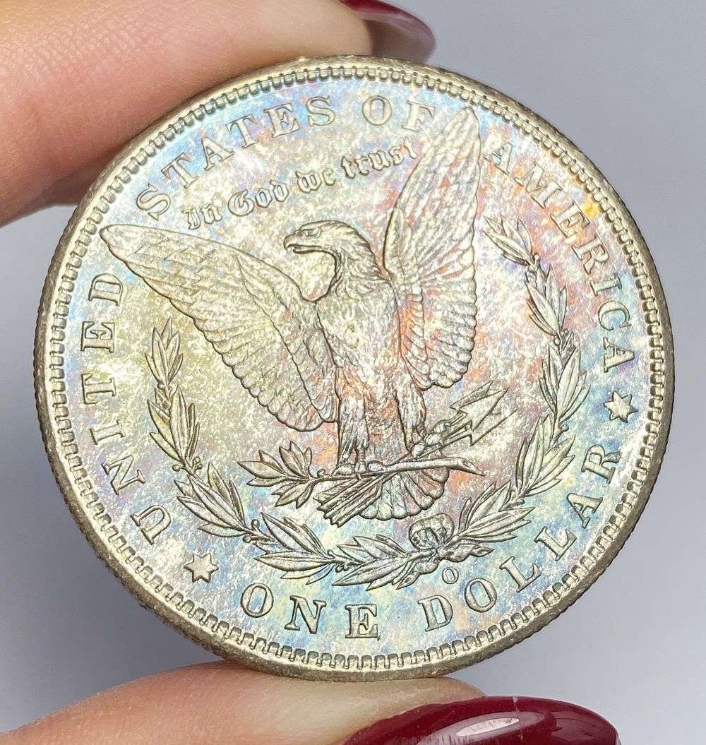 Exquisite Toner 1900-O Morgan Silver Dollar MS66: Winner shall receive the exact coin shown here. (RR/OB)