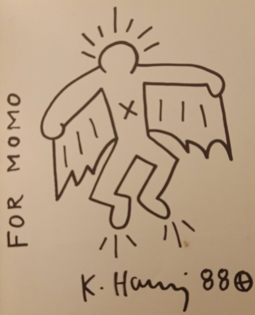 KEITH HARING drawing dated 1988 and signed. (1 of 1)