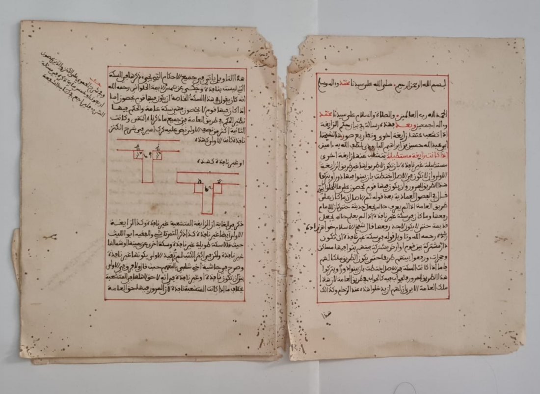Ibn Sina, Abu Ali al-Husain bin Abdallah (Avicenne) 19t: Manuscript arabic Ibn Sina, Abu Ali al-Husain bin Abdallah (Avicenna). Kitab al-Isharat wa'l-Tanbihat (on religious philosophy), Arabic manuscript on paper, Near East, probably fertile crescent, 19th2