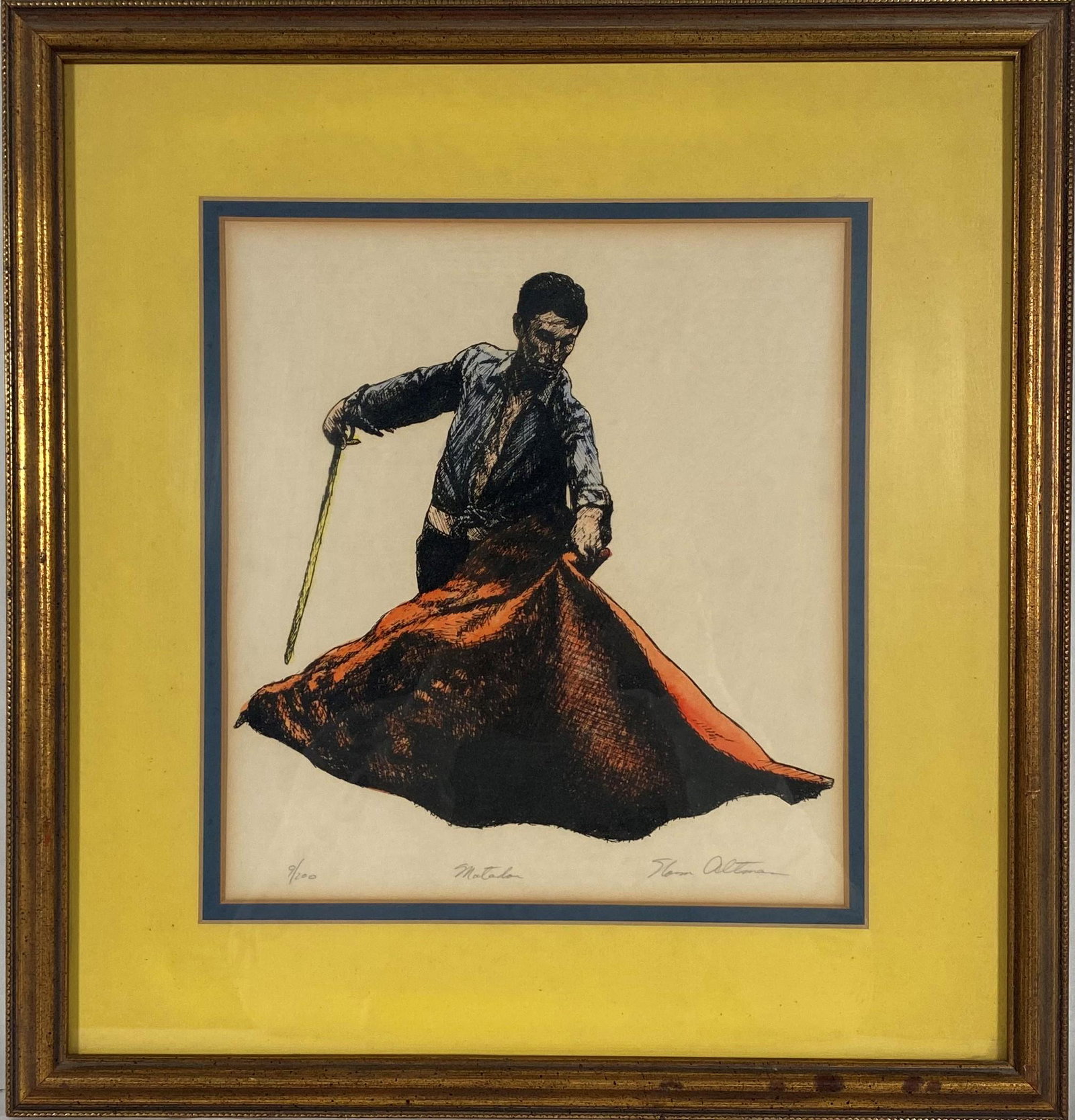 Spanish School ( 20th c. Matador With Sword ) (1 of 5)