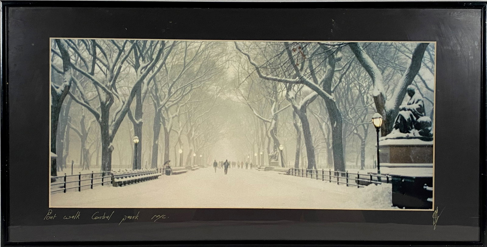 Poet Walk Central Park NYC Photograph Signed (1 of 6)