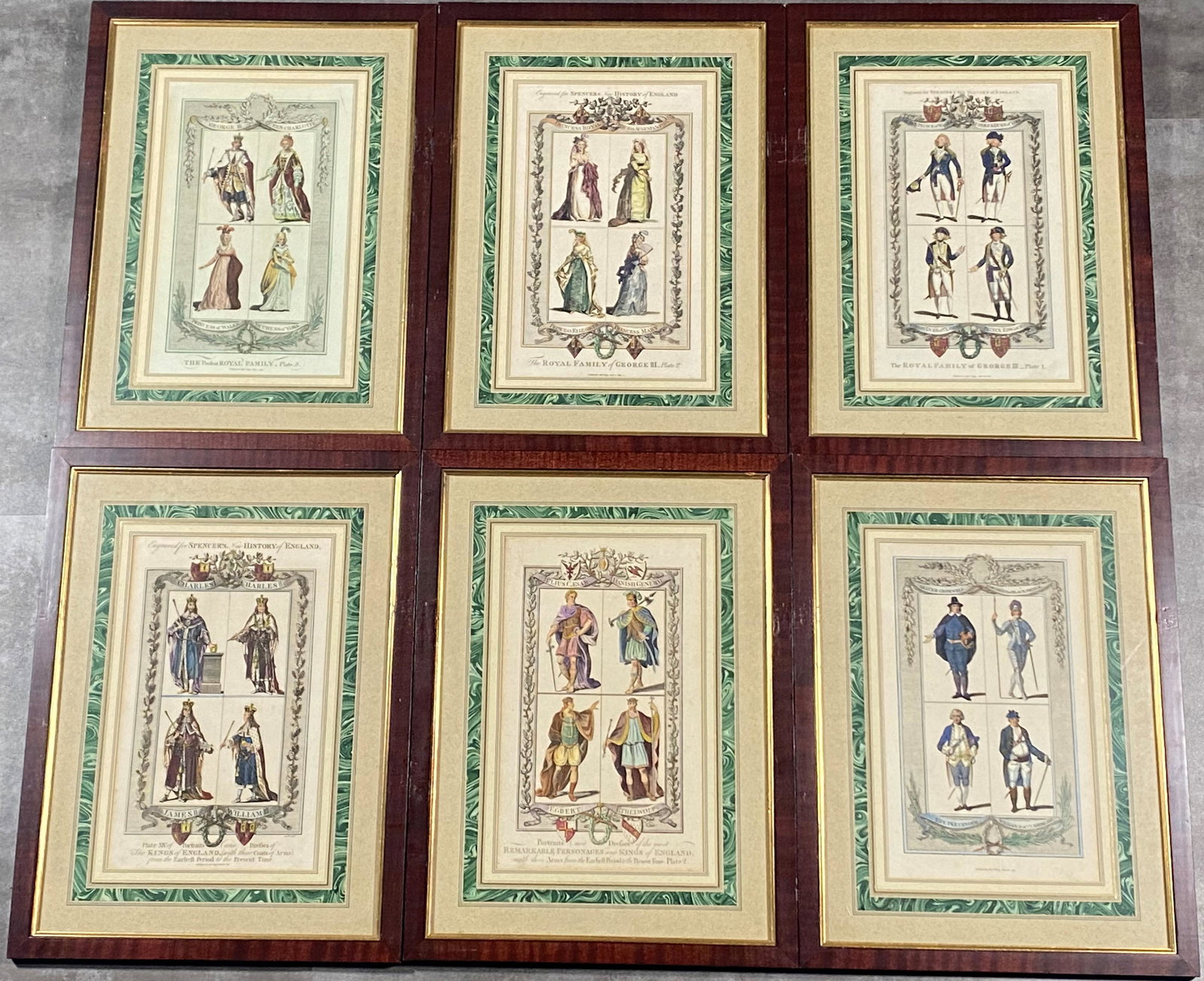 18th Century Royal Family History of England Plate (1 of 8)