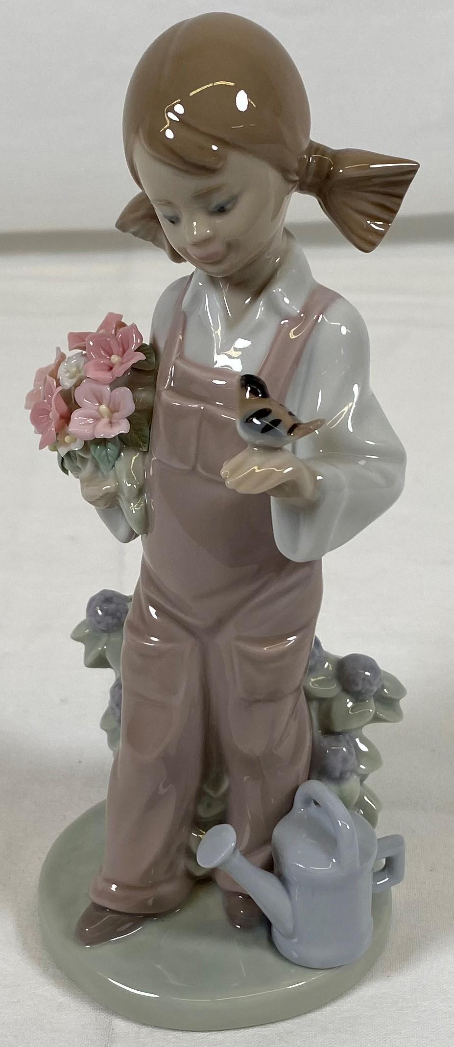 Retired Lladro Porcelain Figurine Spring Girl (1 of 7)