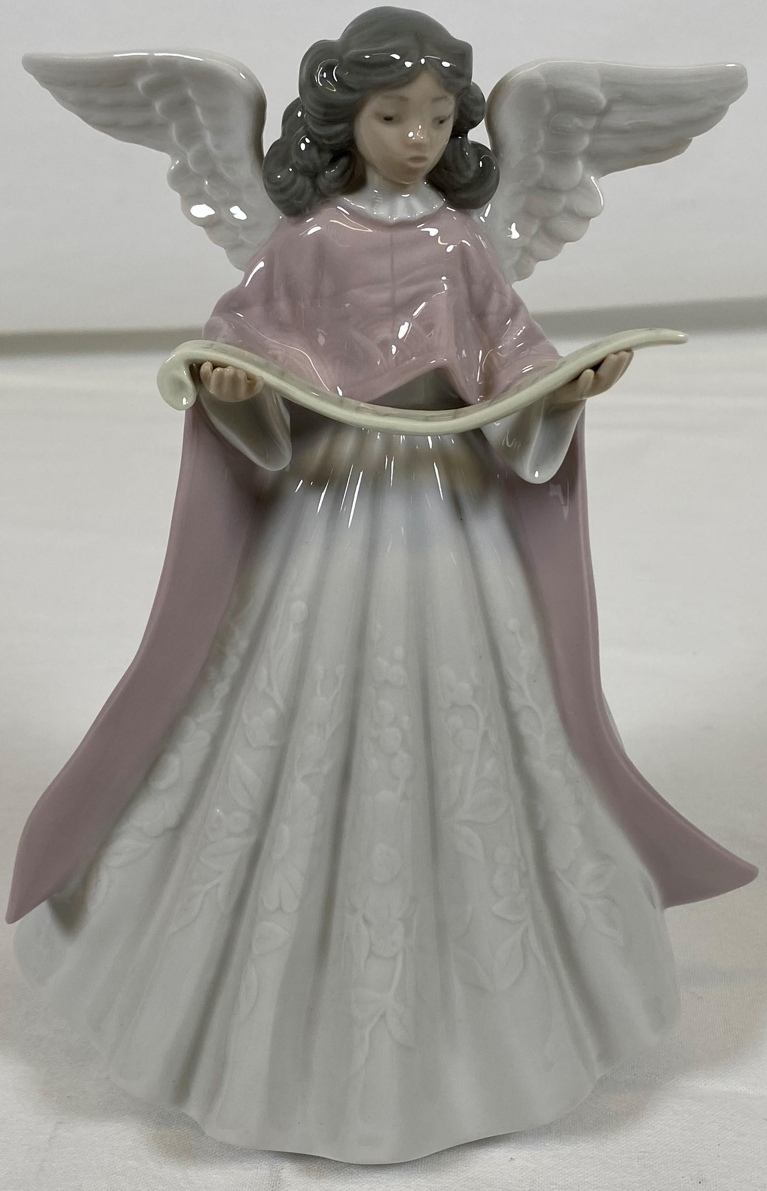 Retired Lladro Porcelain Figurine  Angel Tree Topper (1 of 6)