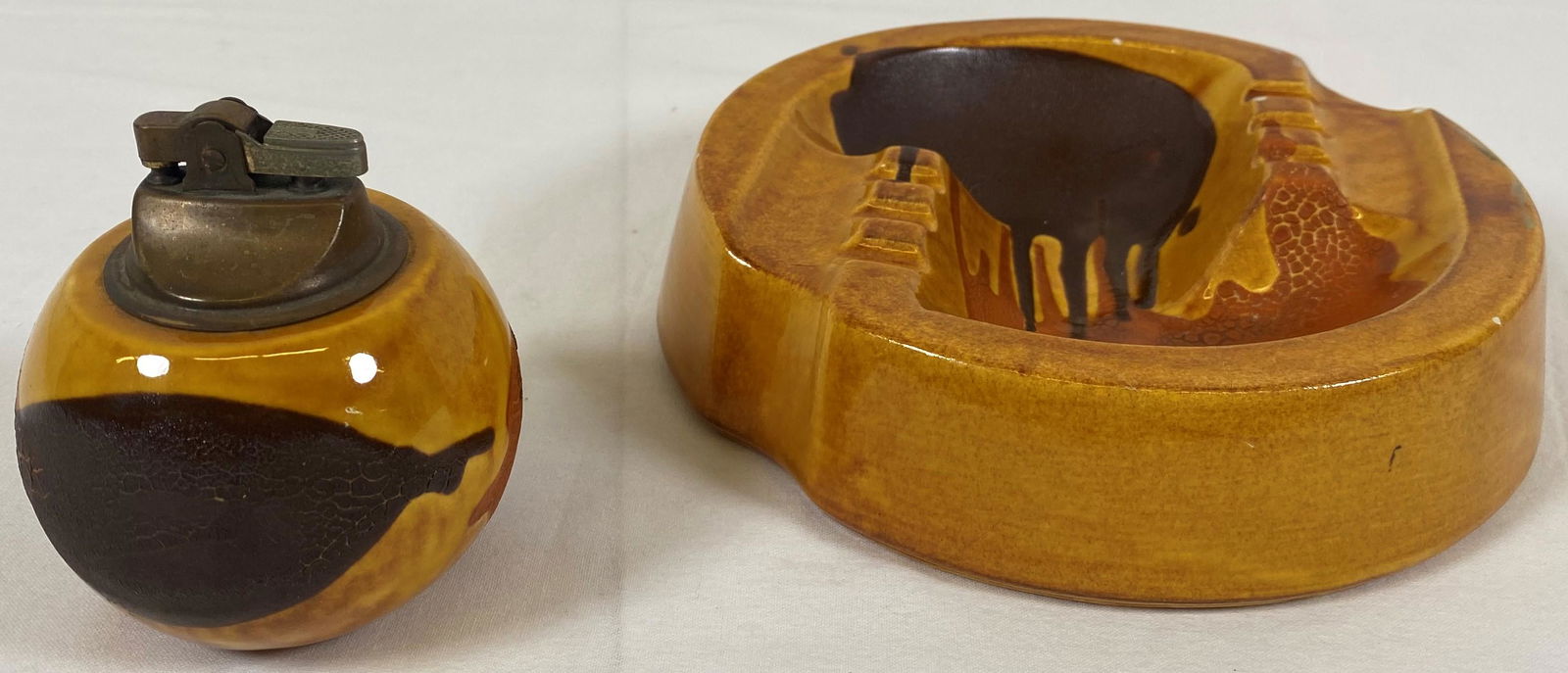 MCM Cigar Lighter and Ash Tray Set by Royal Haeger (1 of 7)