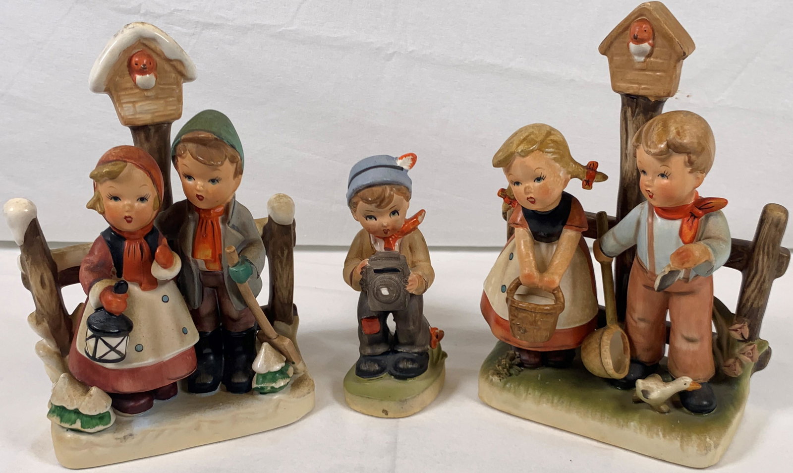 Vintage Figurine Bookends and Figurine (1 of 9)
