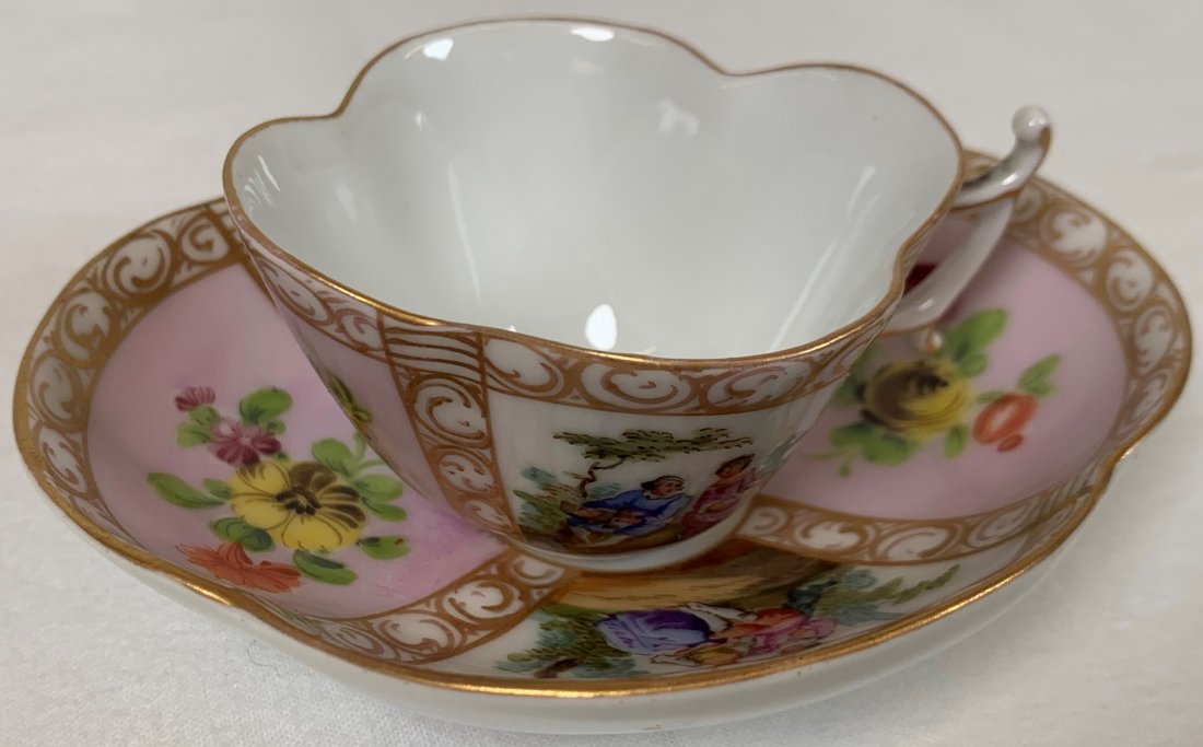 Antique Carl Thieme Cup & Saucer (1 of 12)