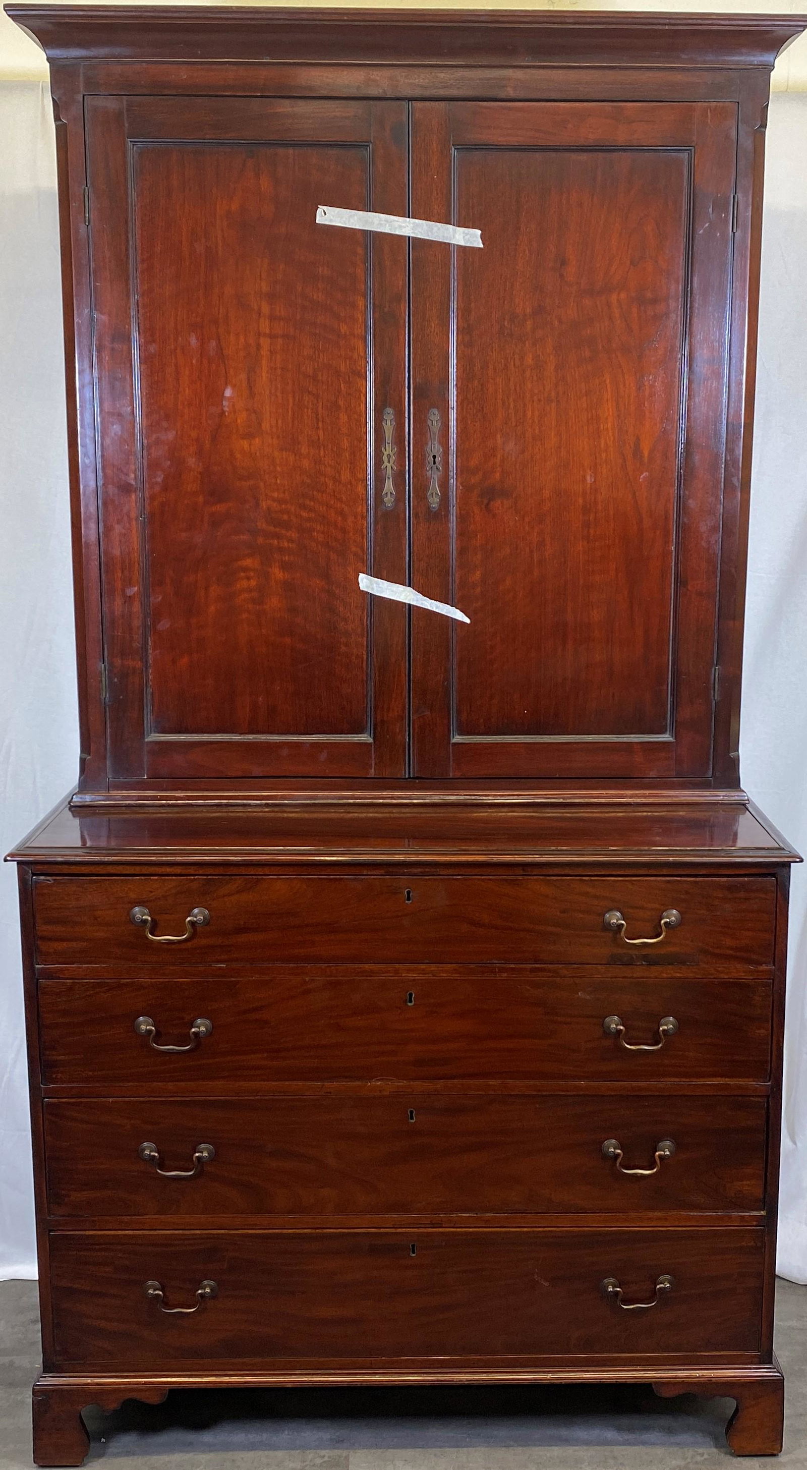 Antique 18th 19th Century Highboy Chest and Dresser (1 of 12)