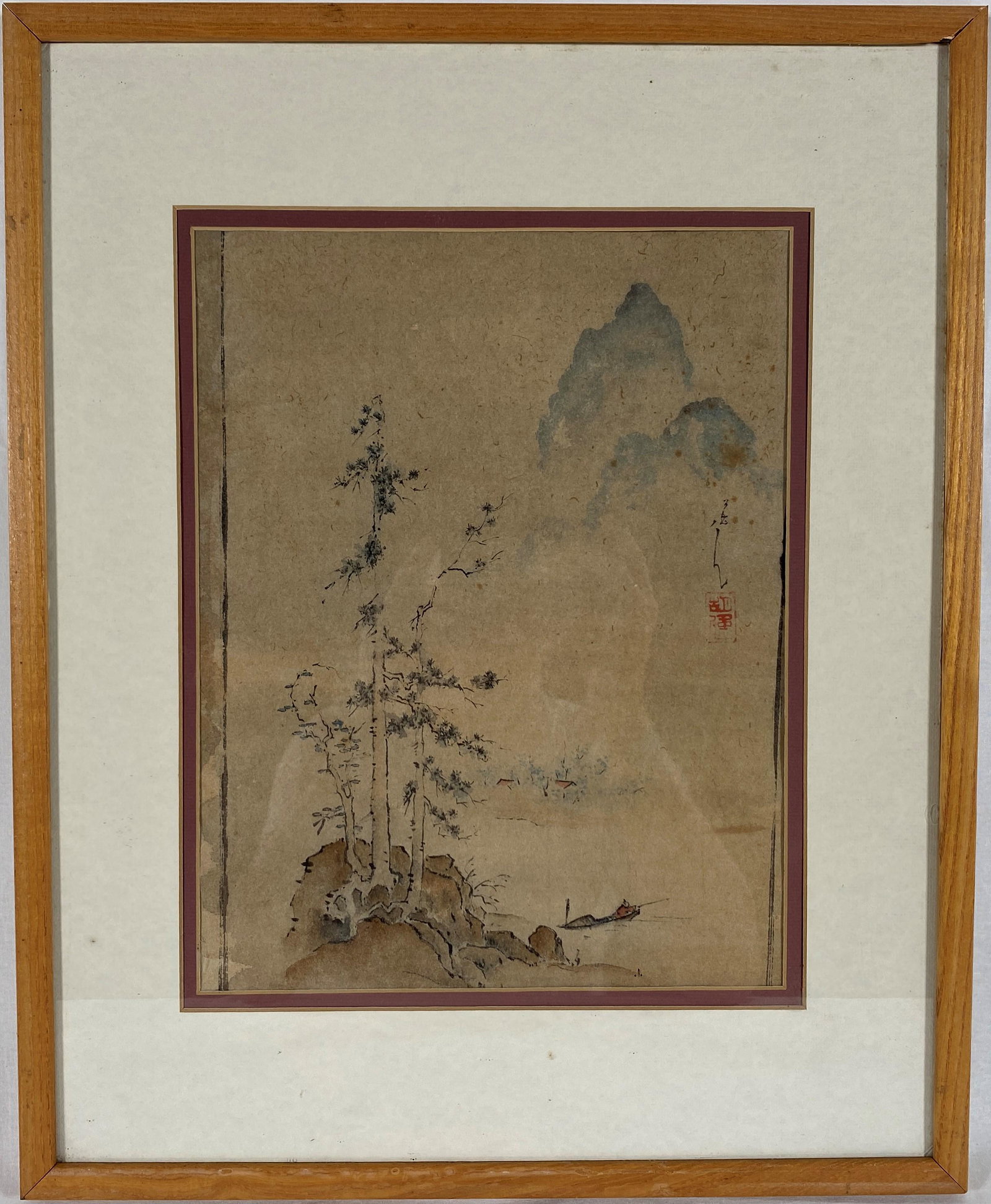 Antique Chinese Watercolor (1 of 4)