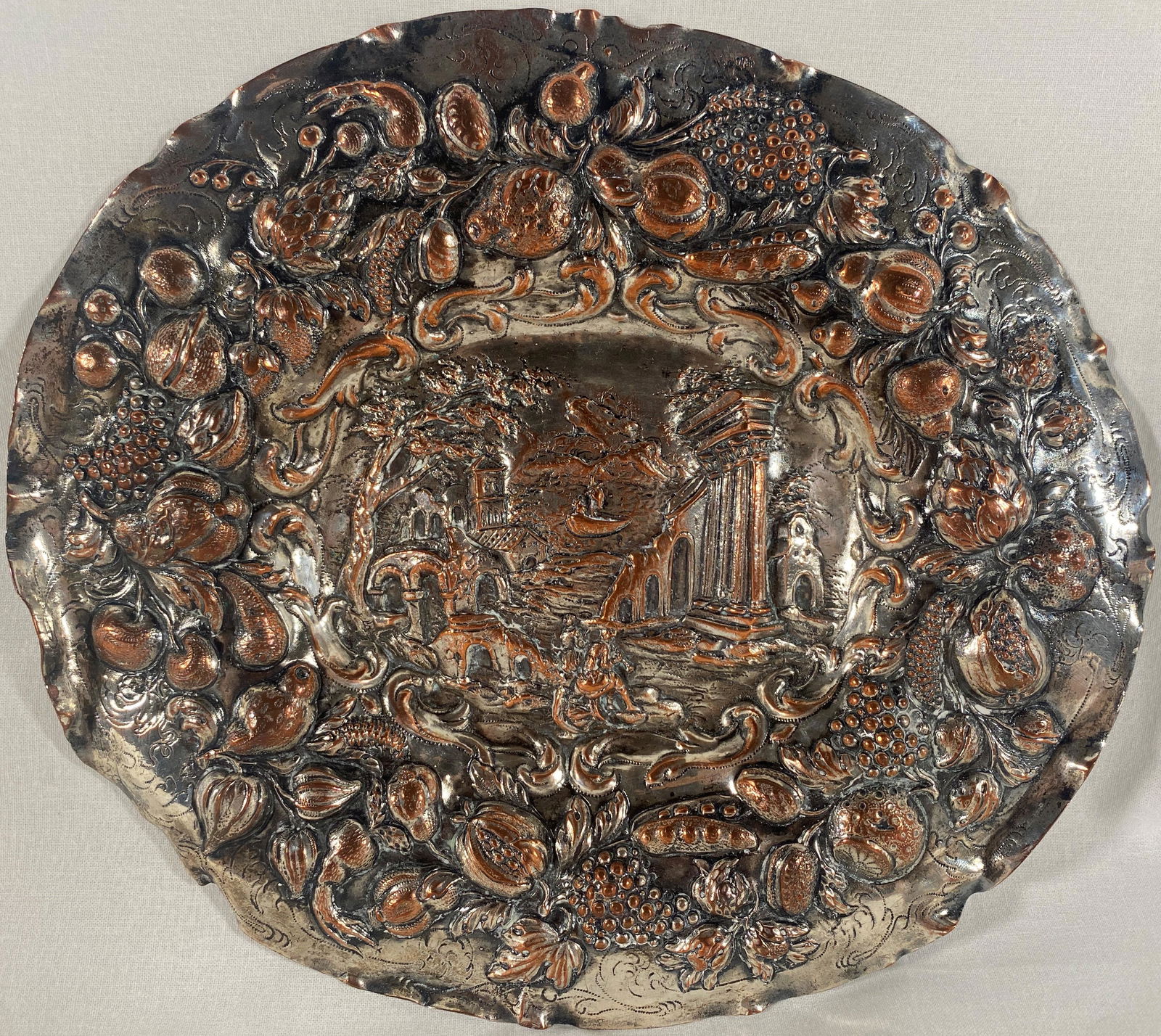 Antique 19th / 20th Century Repousse Wall Plaque (1 of 4)