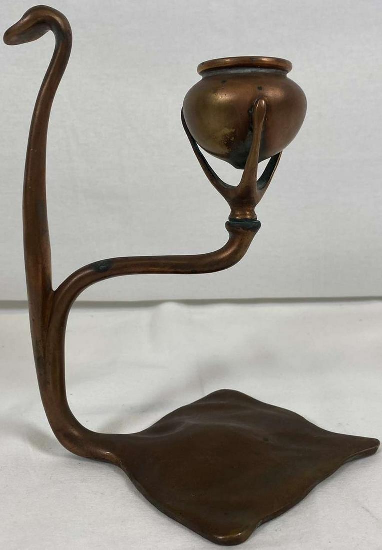 Antique Tiffany Studios Gold Dore Bronze Cobra (1 of 8)