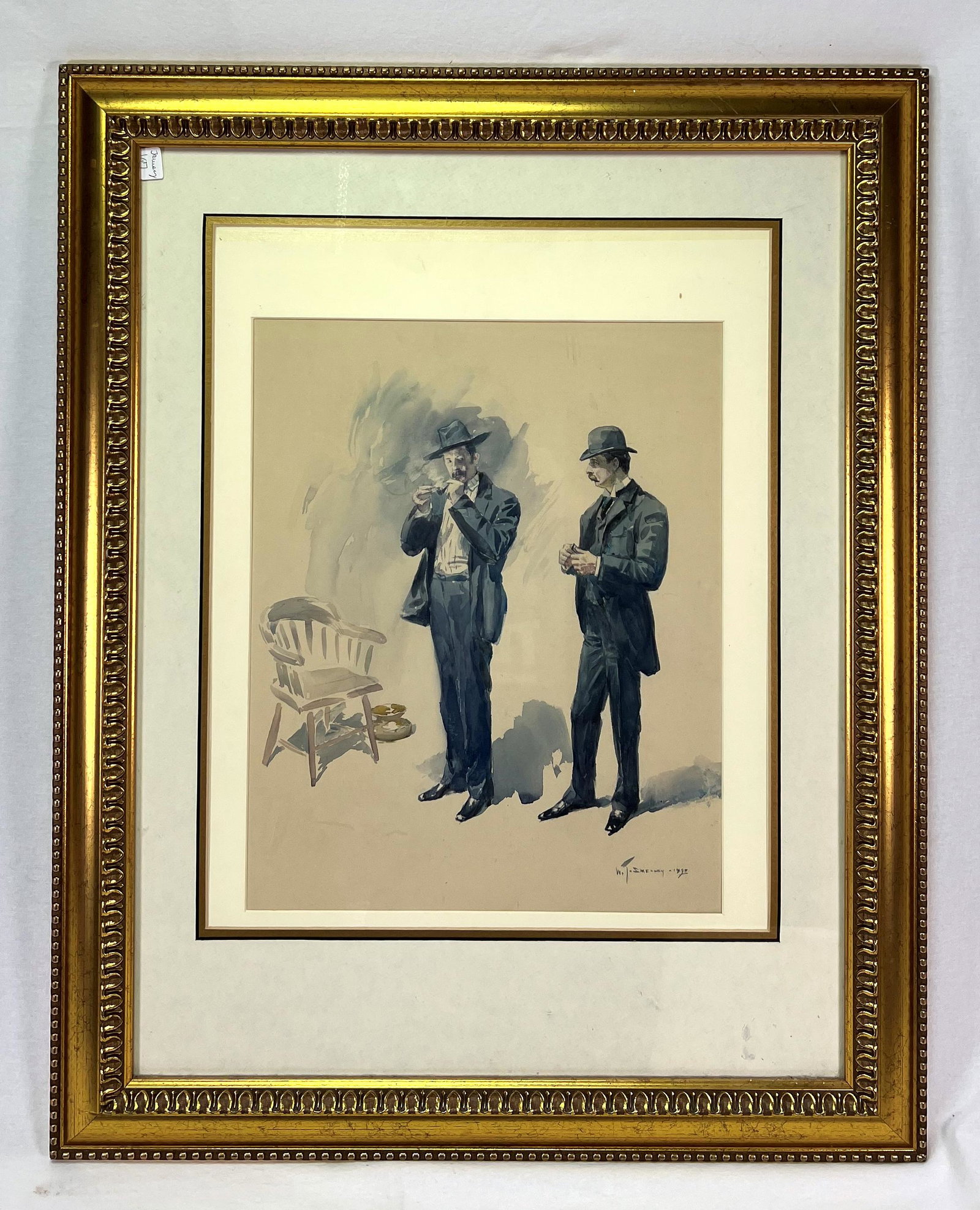 William T. Smedley ( 1858-1920 American ) Watercolor (1 of 7)