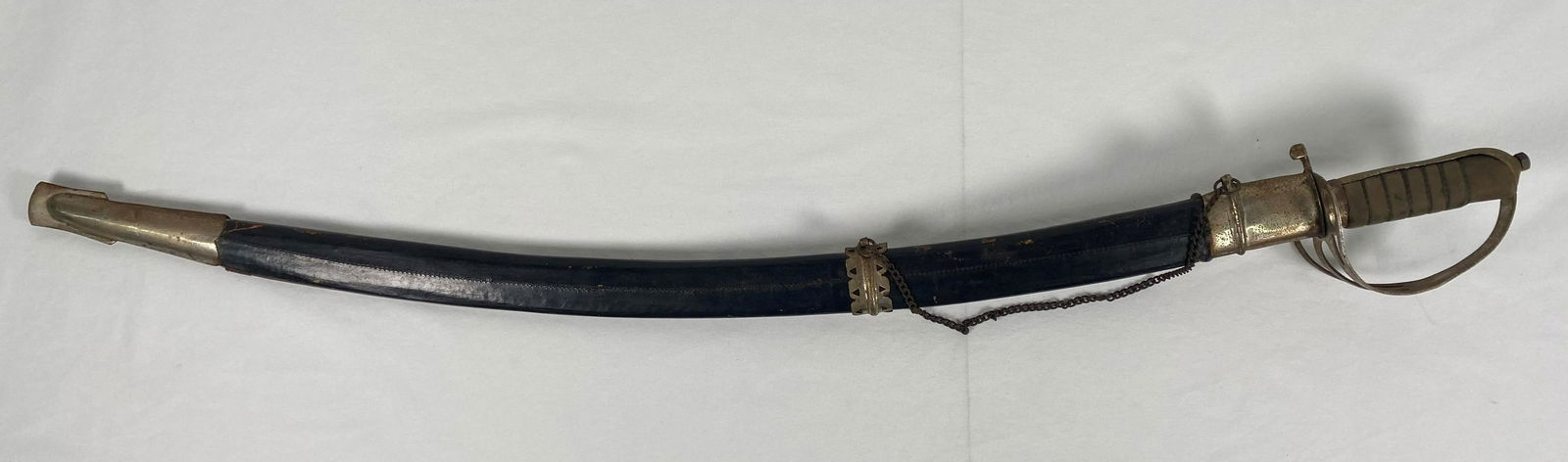 Sword with Leather Scabbard (1 of 5)