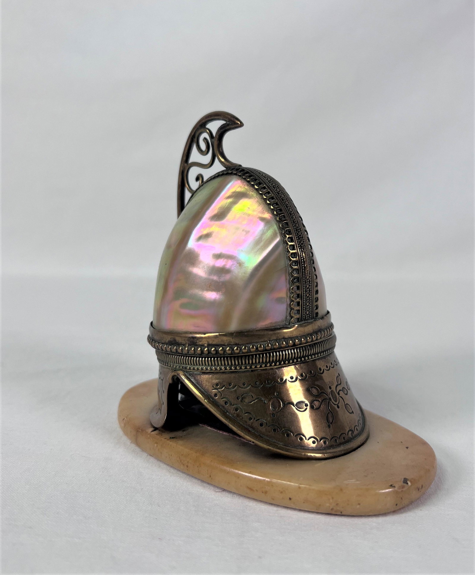 19th c. French Ormolu Palais Royal Mother of pearl (1 of 19)