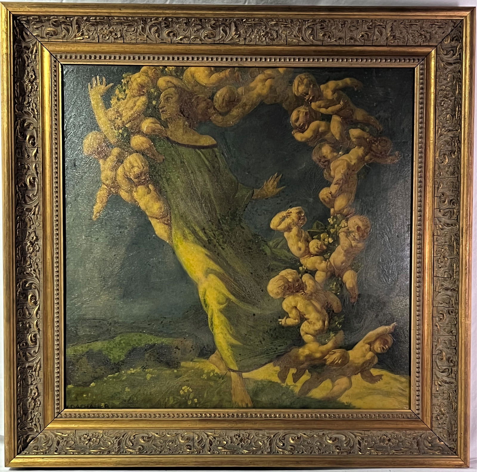 Wilhelm Dachauer ( 1881 - 1951  Austria ) Oil on Board (1 of 7)