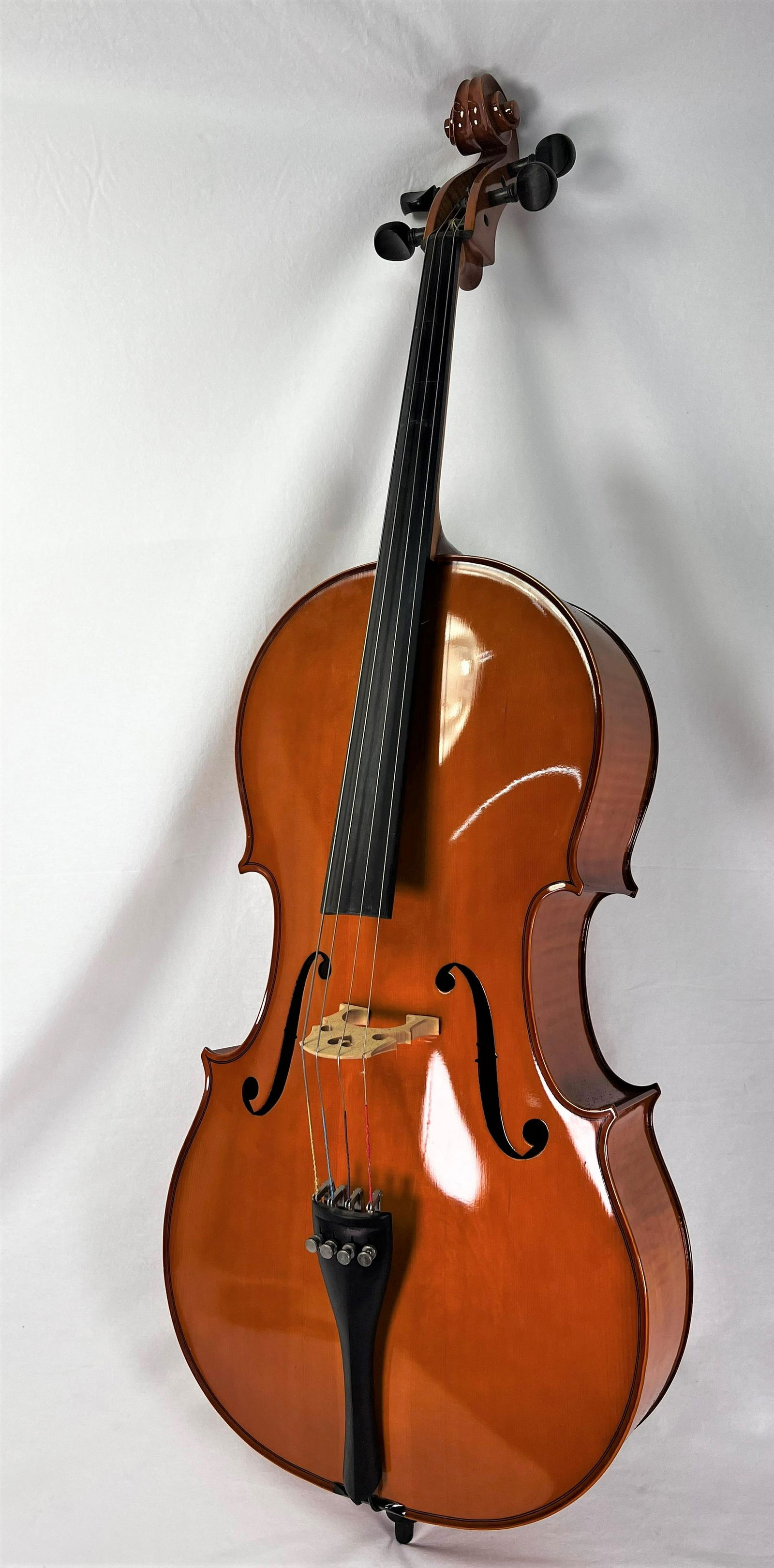 Cello Lidl Model 4/14 Size 4/4 Cello qith Travel Case (1 of 15)