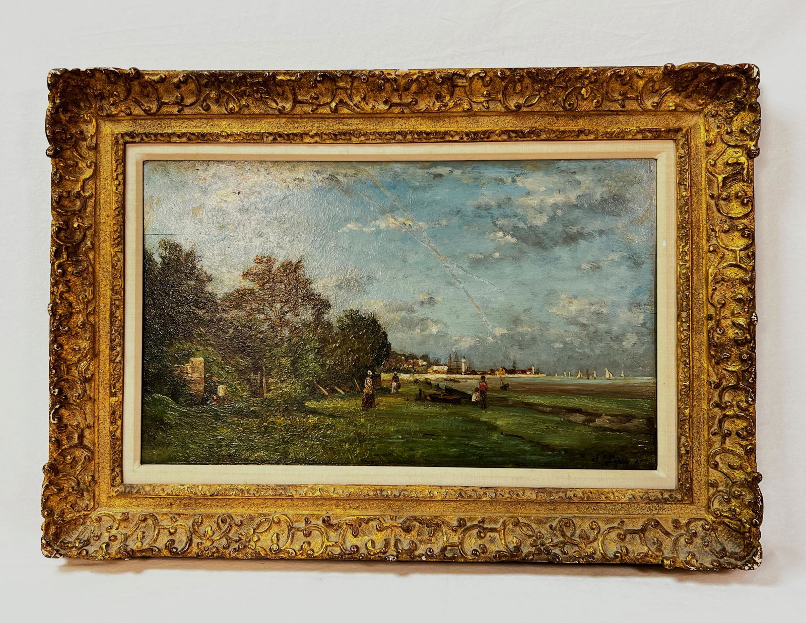 Stanislas LÃ©pine ( 1835-1892 French ) Oil on Board (1 of 14)