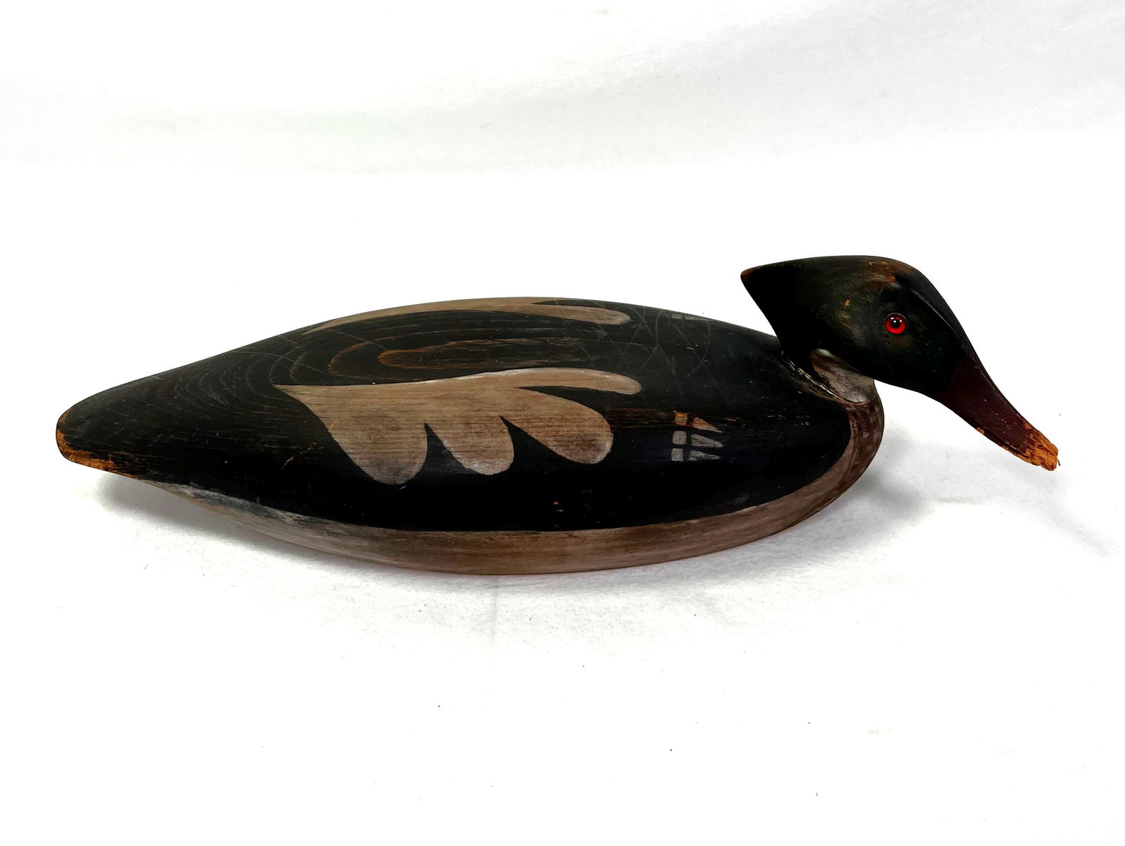 Hand Carved Canvasback Duck Decoy (1 of 9)