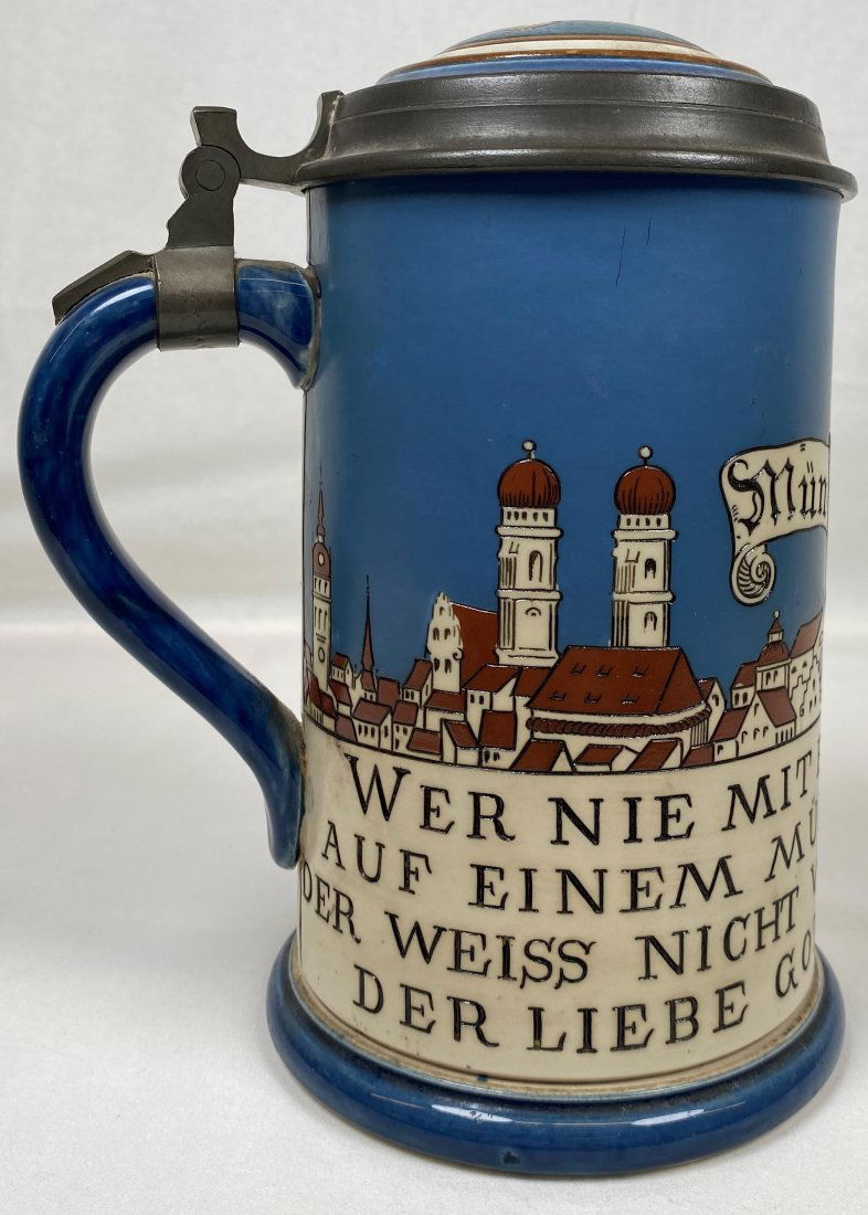Mettlach Munich Child w/ Saying #2002 Munchen Stein (1 of 11)