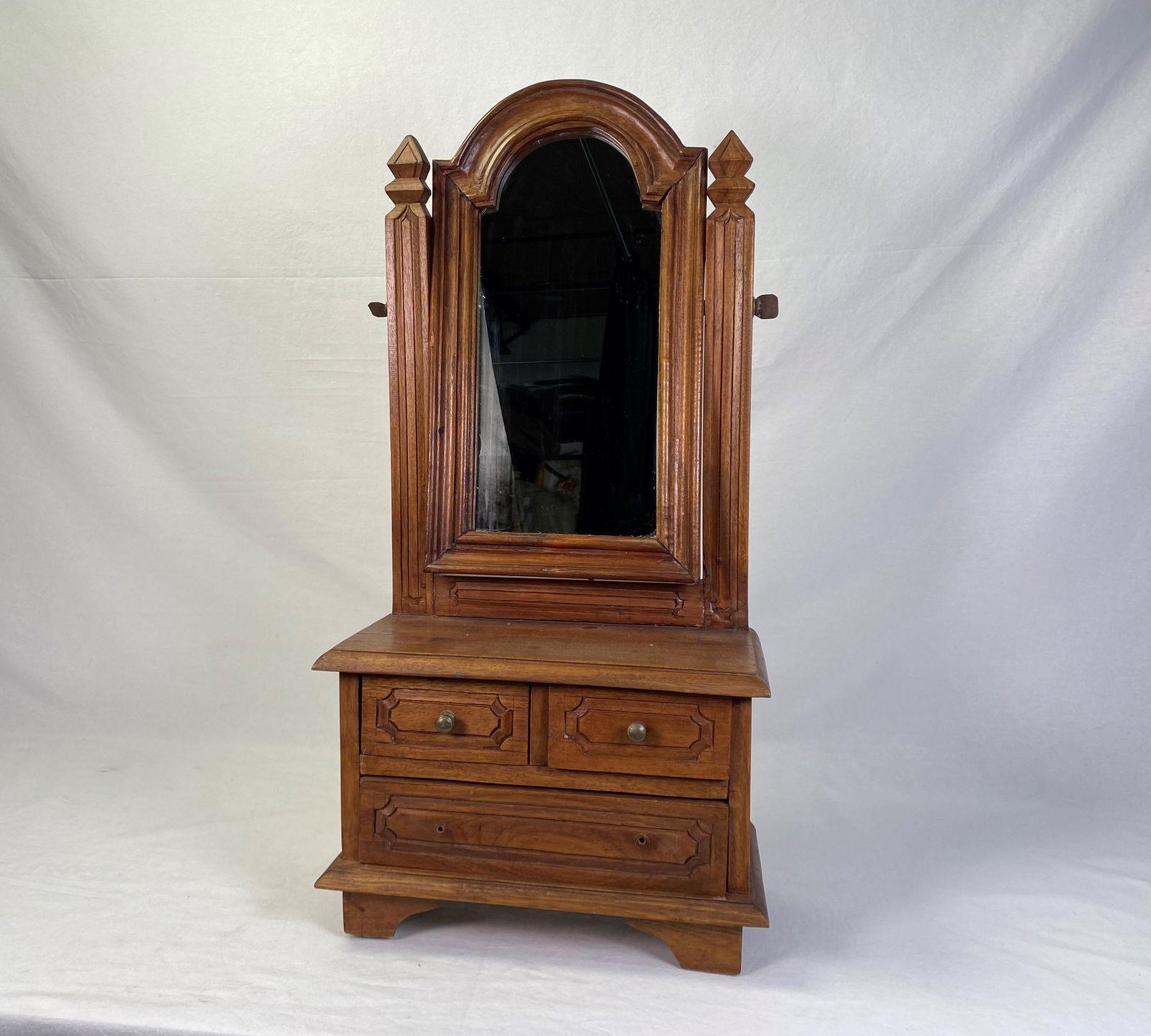 Antique Salesman Sample Dresser with Mirror (1 of 6)