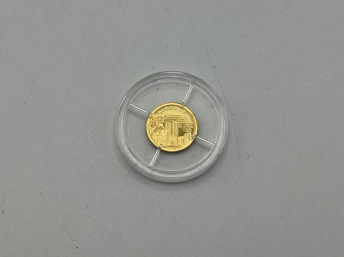 Gold Liberty American Spirit Coin Remembering 9/11 (1 of 3)