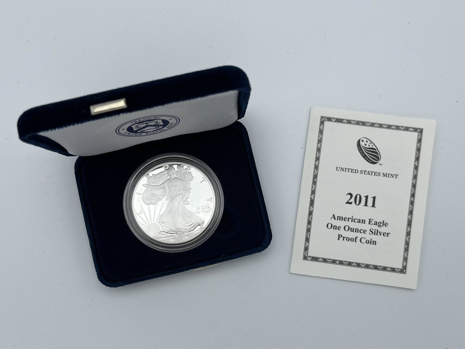 2011 American Silver Eagle Silver Dollar Proof Coin (1 of 3)
