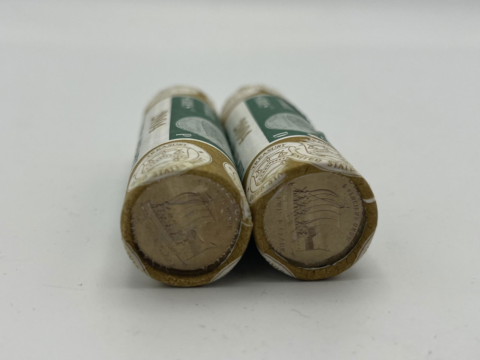 Lot of 2 2004 Keelboat Nickel Roll 40-Coin Roll (1 of 1)
