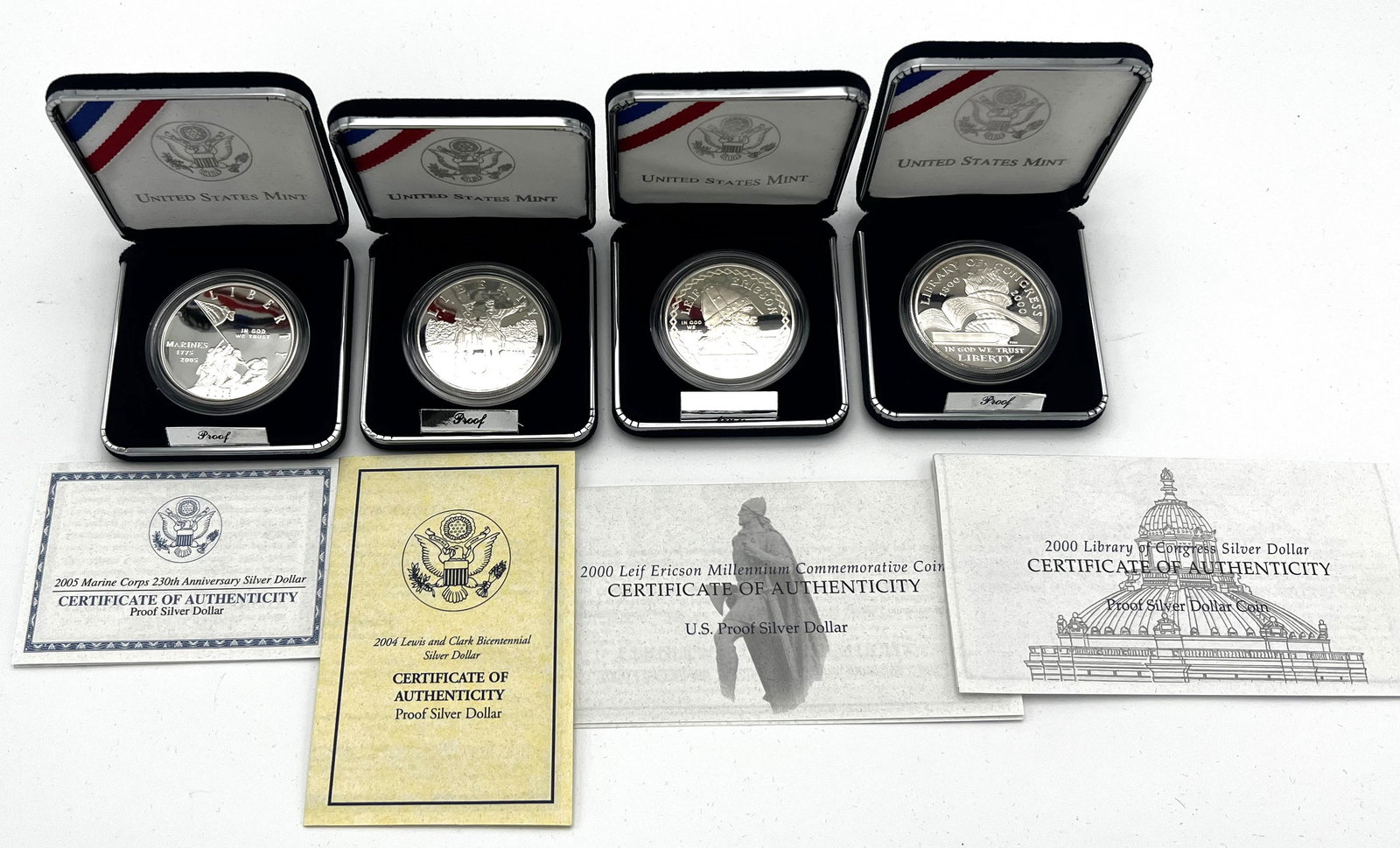 1992 1995 1998 Silver Two Coins Proof Set (1 of 2)
