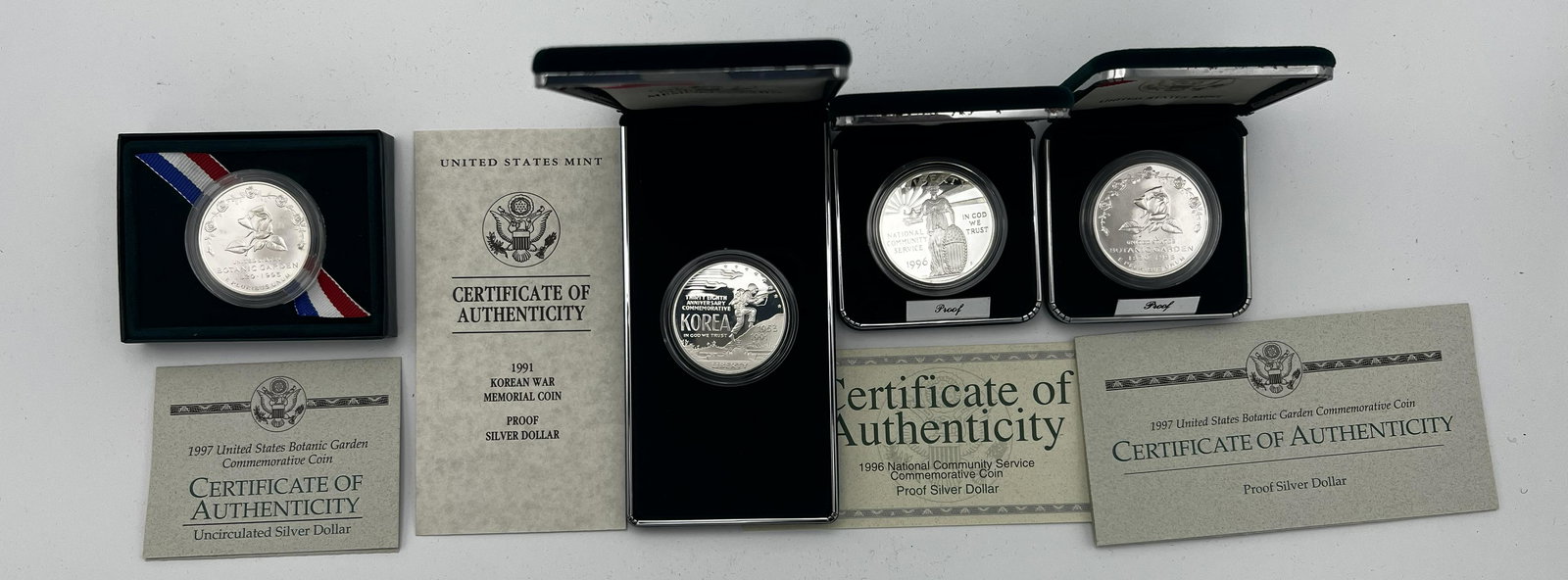 2000 2004 2005 Proof Silver Dollar Coin Set of 4 (1 of 4)