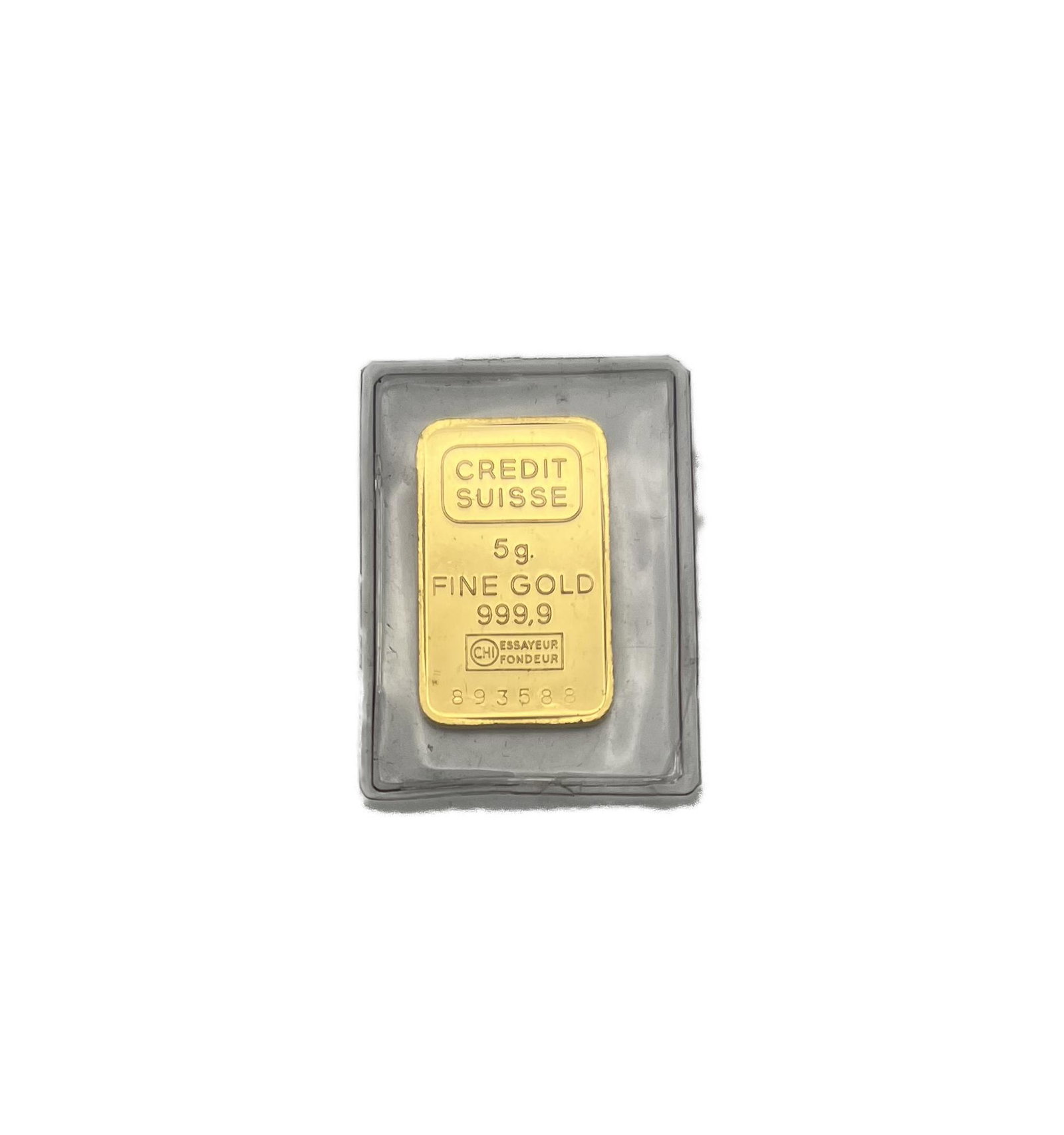 Credit Suisse 5 Gram Gold Bar 6 of 6 (1 of 2)