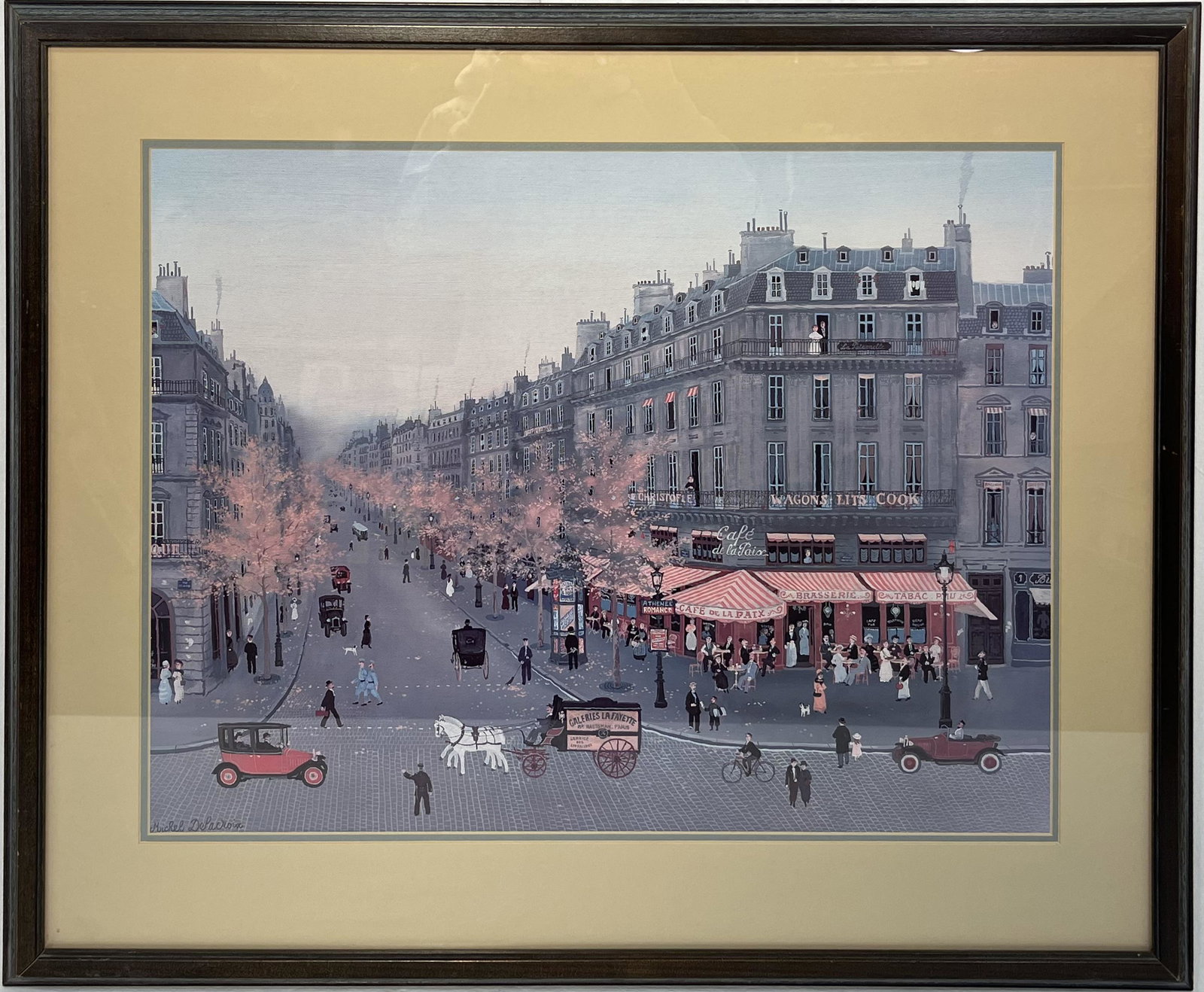 Michel Delacroix ( French 1933 ) Paris Lithograph Signed (1 of 4)