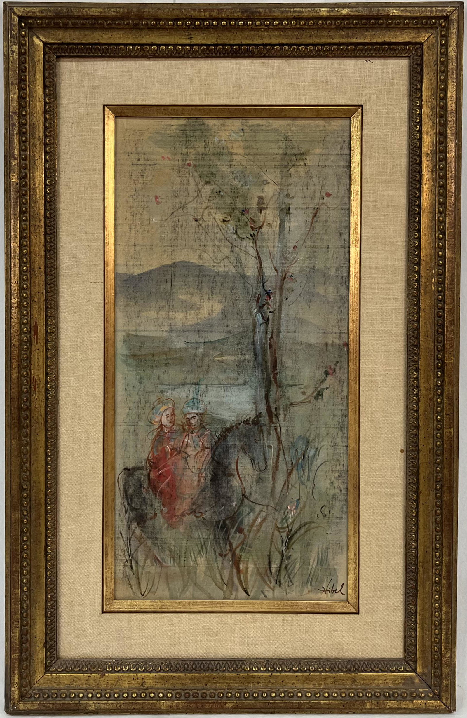 Edna Hibel ( American 1917-2104) Oil on Canvas on Panel Painting (1 of 5)