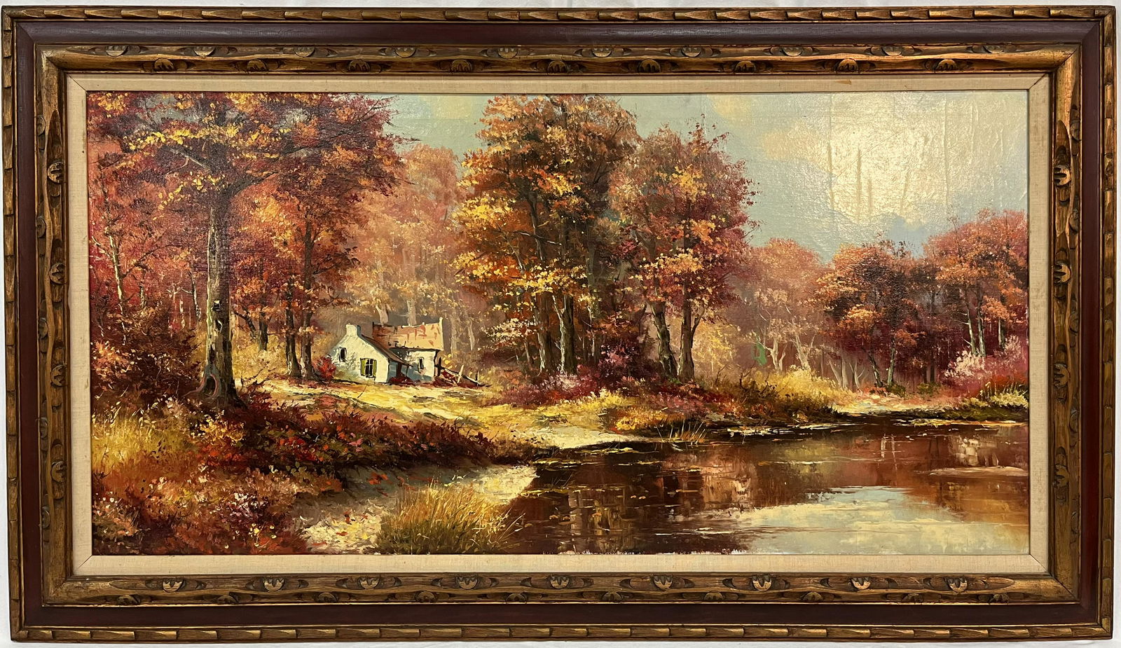 Large Fall Landscape Oil on Canvas (1 of 3)