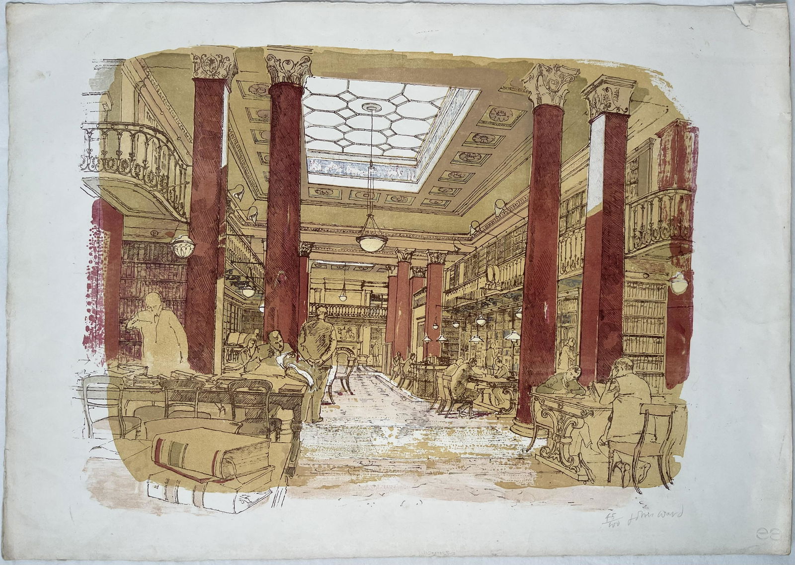 John Stanton Ward (British 1917-2007) Etching (1 of 4)