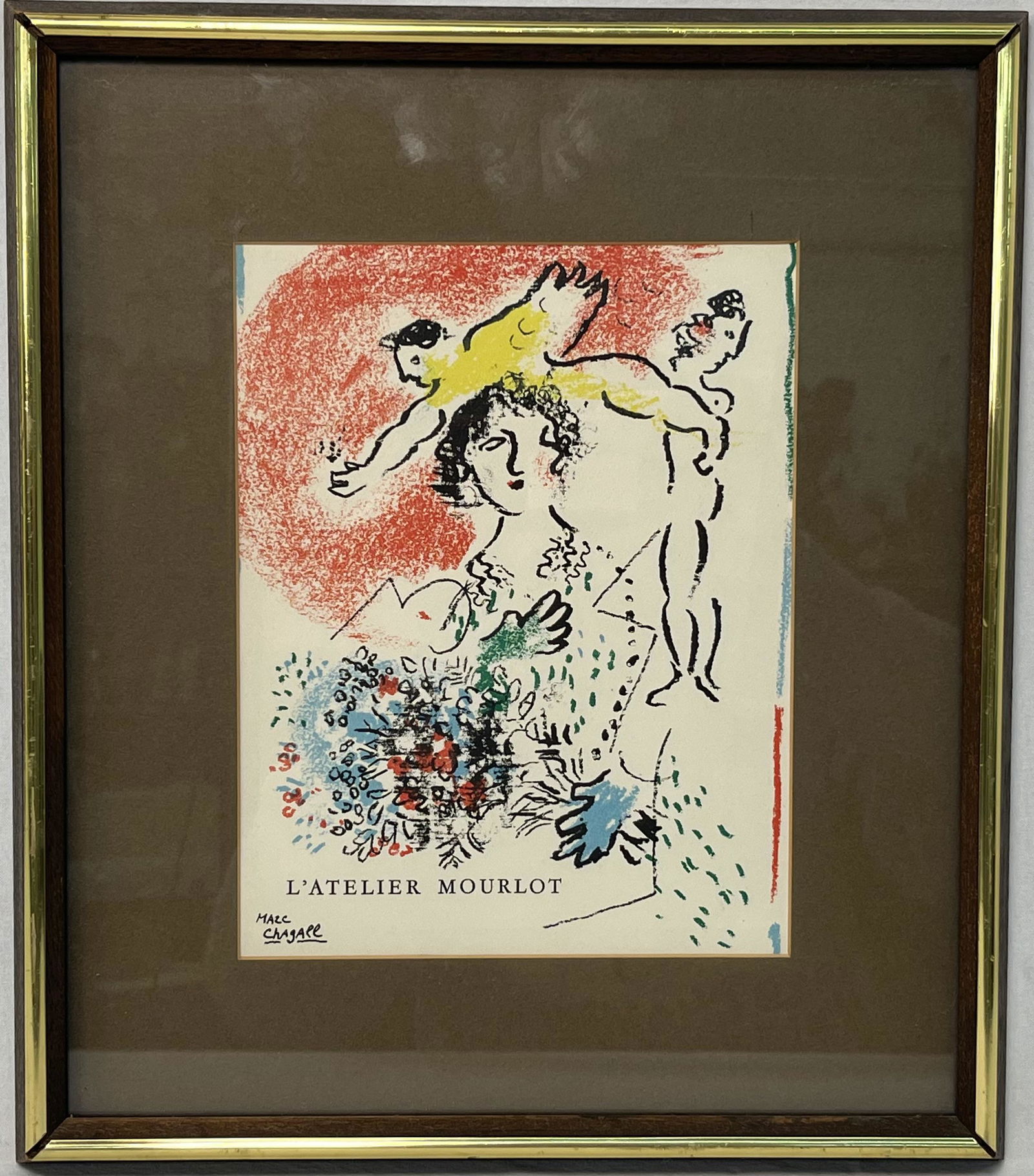 Marc Chagall "L'Atelier Mourlot" Lithograph (1 of 4)