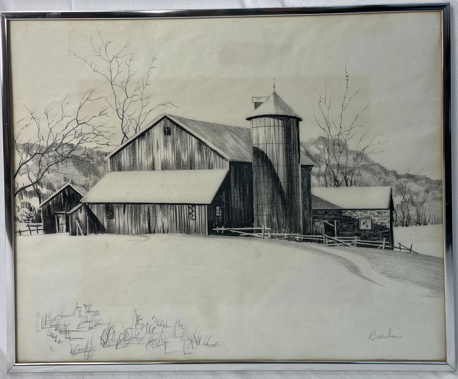 Gearg Kern Baselitz (Germany 1938) Scenic Landscape (1 of 4)