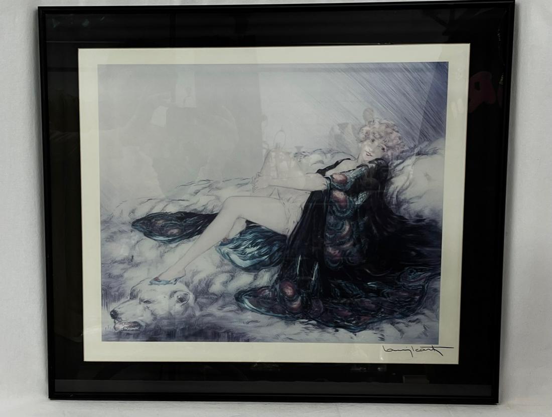 Louis Icart "Le Robe de China" Framed (1 of 6)