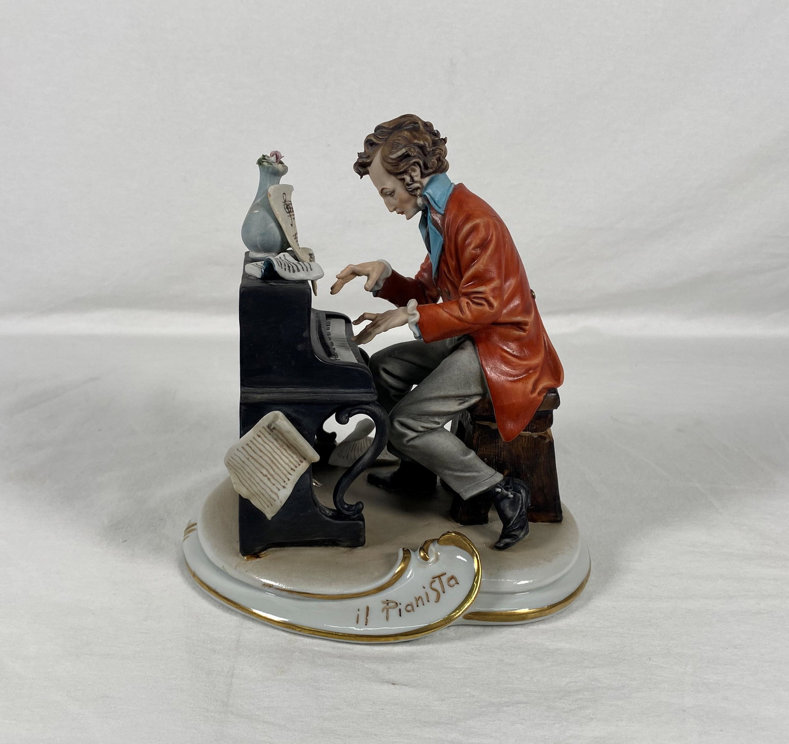Giorgio Galletti Porcelain "il Pianista" Sculpture (1 of 5)