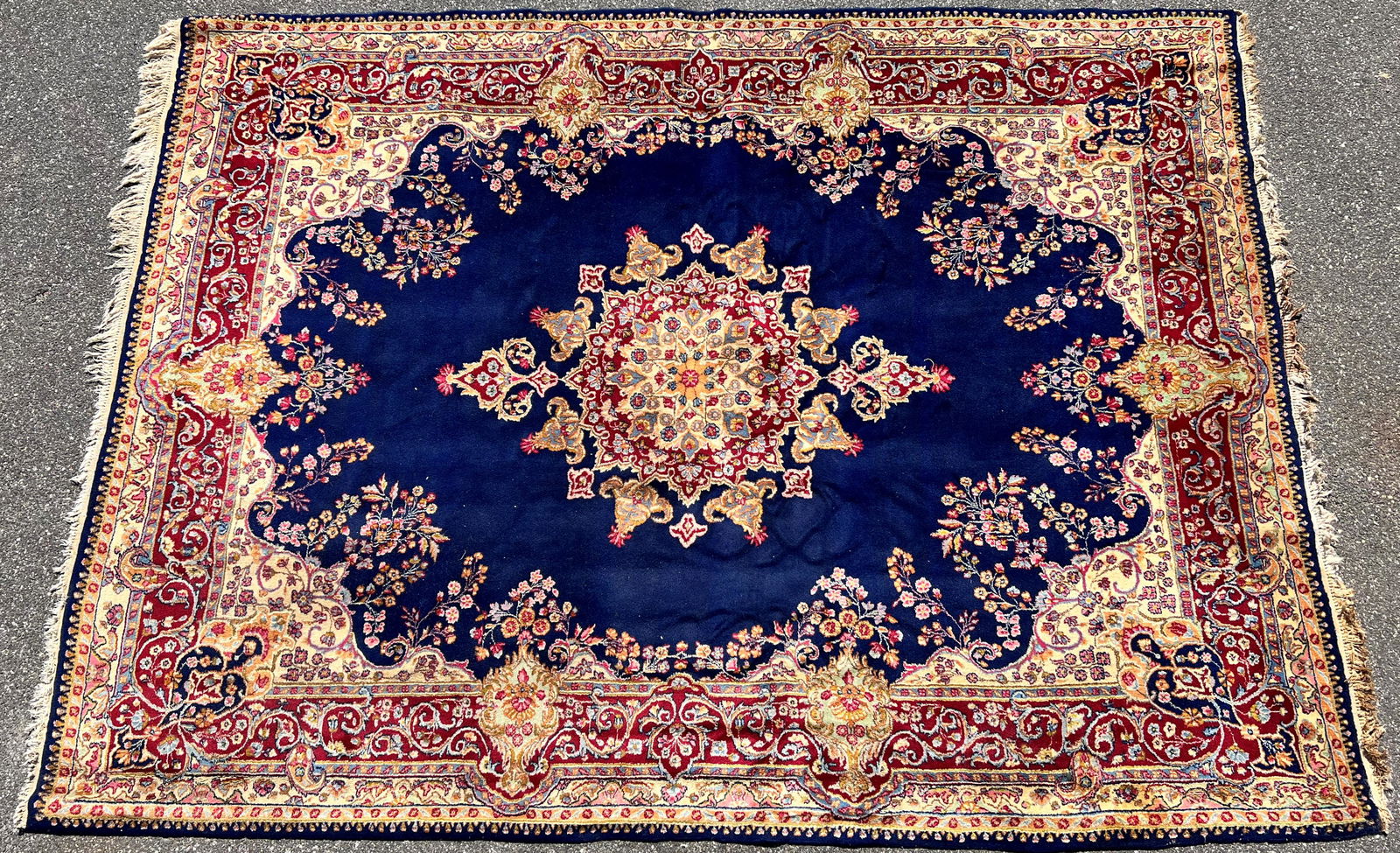 Antique Handmade Persian Fine Wool Area Rug (1 of 7)